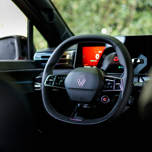2026 Renault Clio E-Tech Esprit Alpine Absolute Red Interior