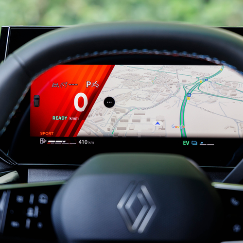 2026 Renault Clio E-Tech Esprit Alpine Absolute Red Interior