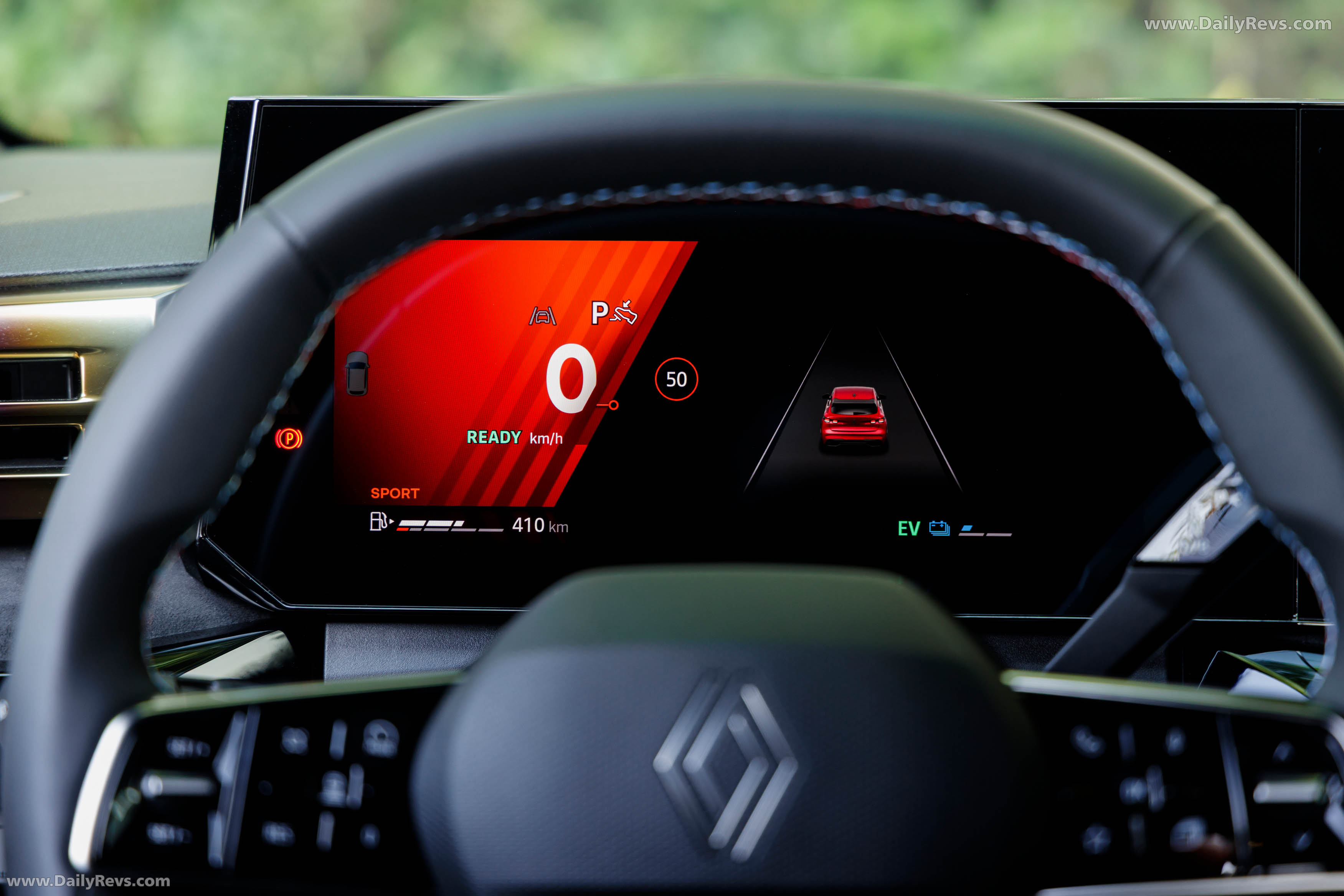 2026 Renault Clio E-Tech Esprit Alpine Absolute Red Interior