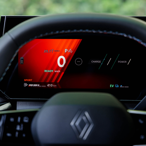 2026 Renault Clio E-Tech Esprit Alpine Absolute Red Interior