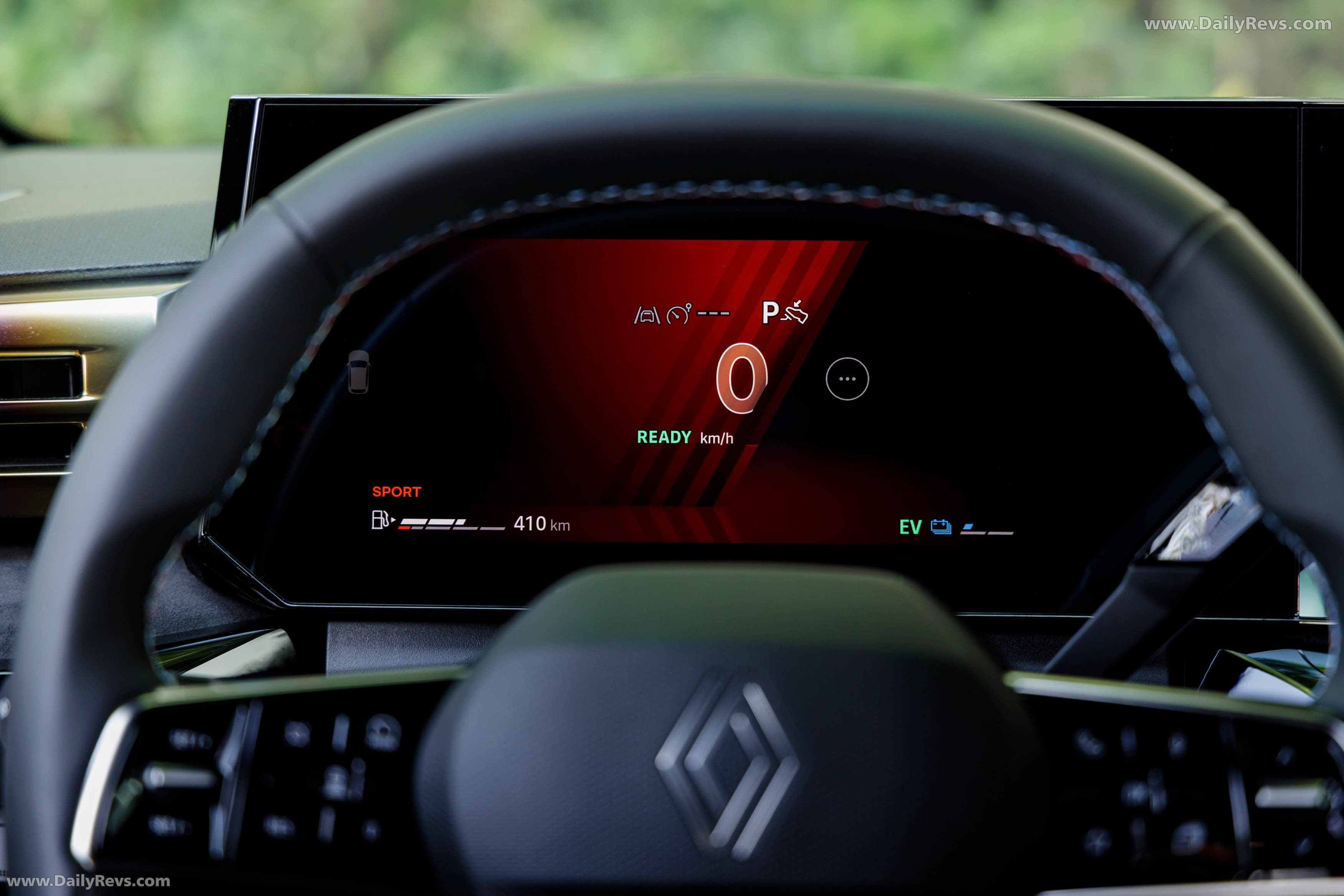 2026 Renault Clio E-Tech Esprit Alpine Absolute Red Interior