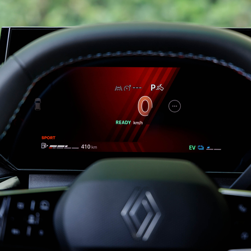 2026 Renault Clio E-Tech Esprit Alpine Absolute Red Interior