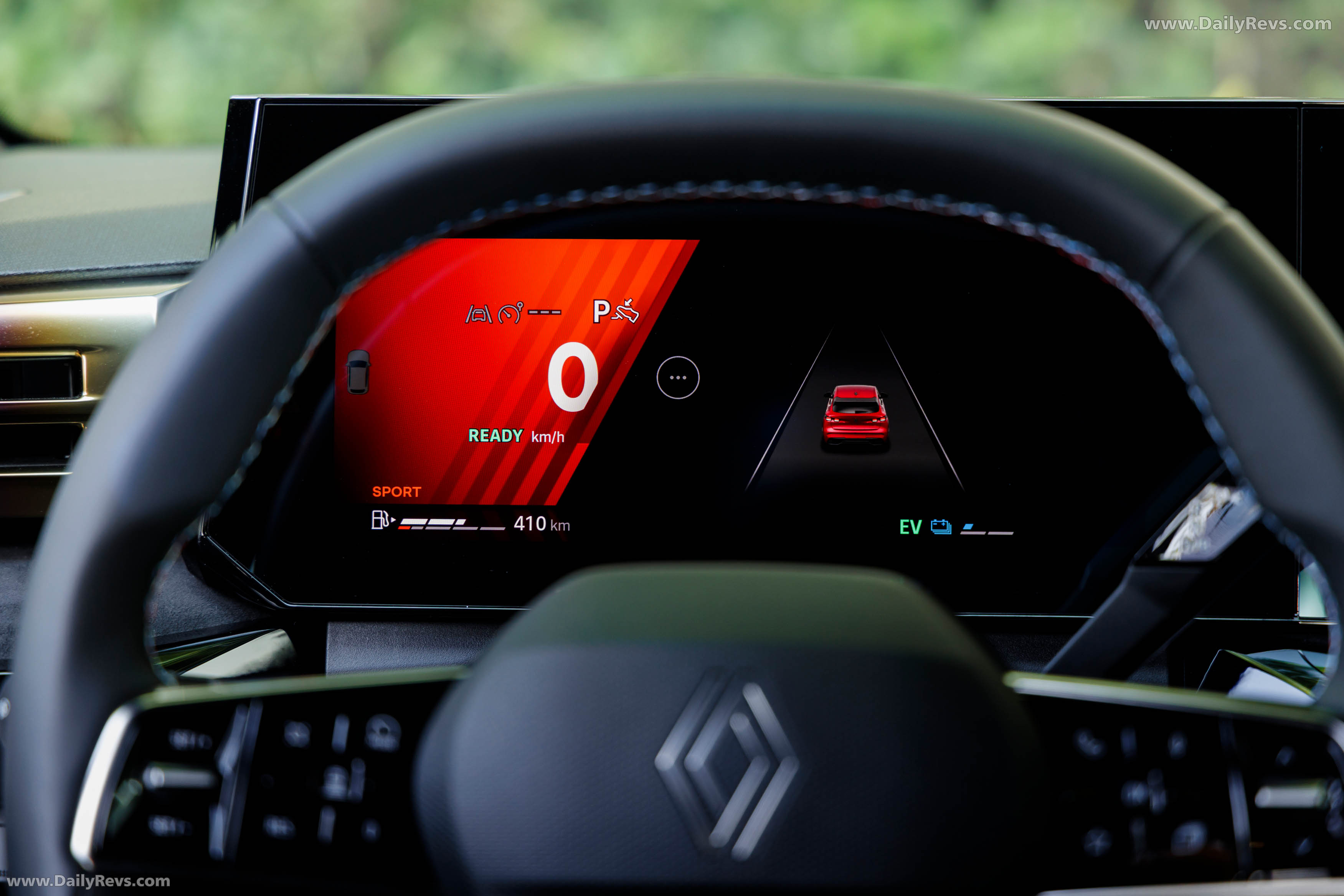 2026 Renault Clio E-Tech Esprit Alpine Absolute Red Interior