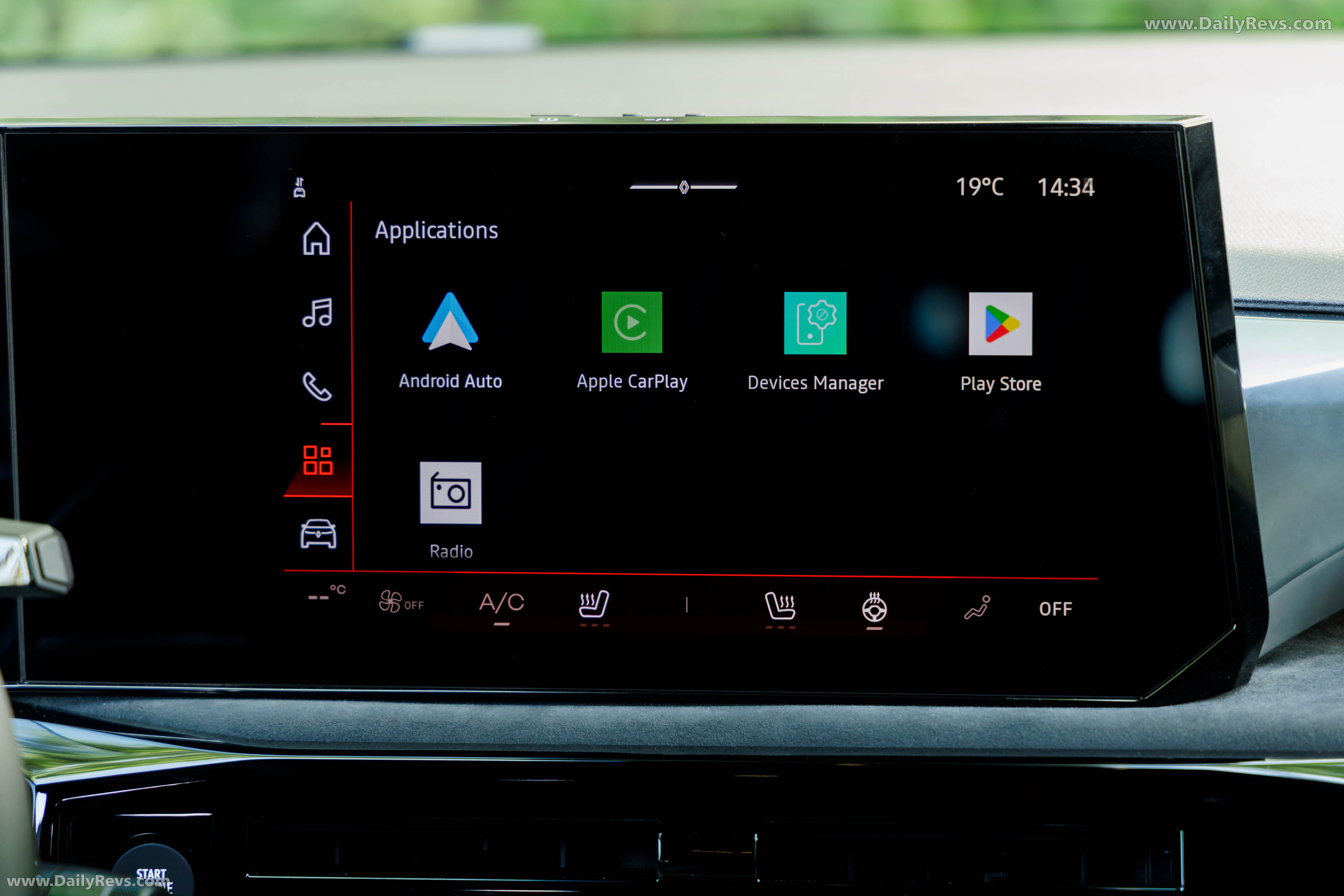 2026 Renault Clio E-Tech Esprit Alpine Absolute Red Interior