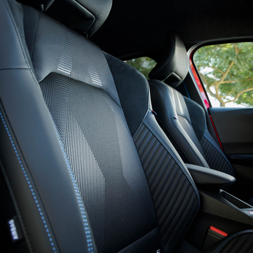 2026 Renault Clio E-Tech Esprit Alpine Absolute Red Interior