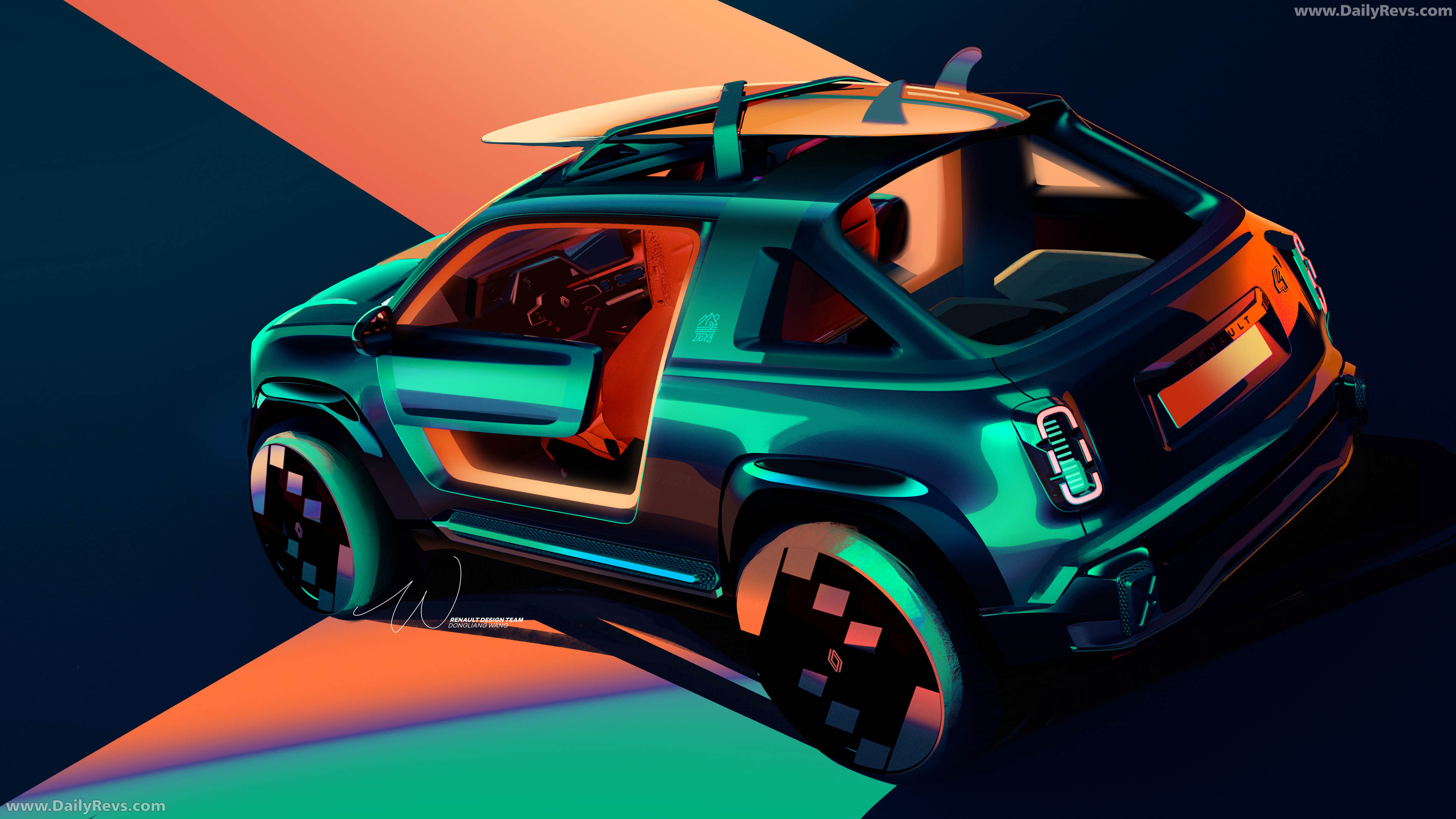 2026 Renault 4 JP4x4 Concept Sketches