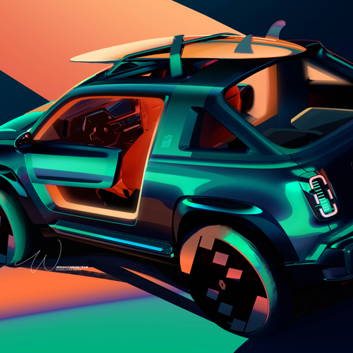 2026 Renault 4 JP4x4 Concept Sketches