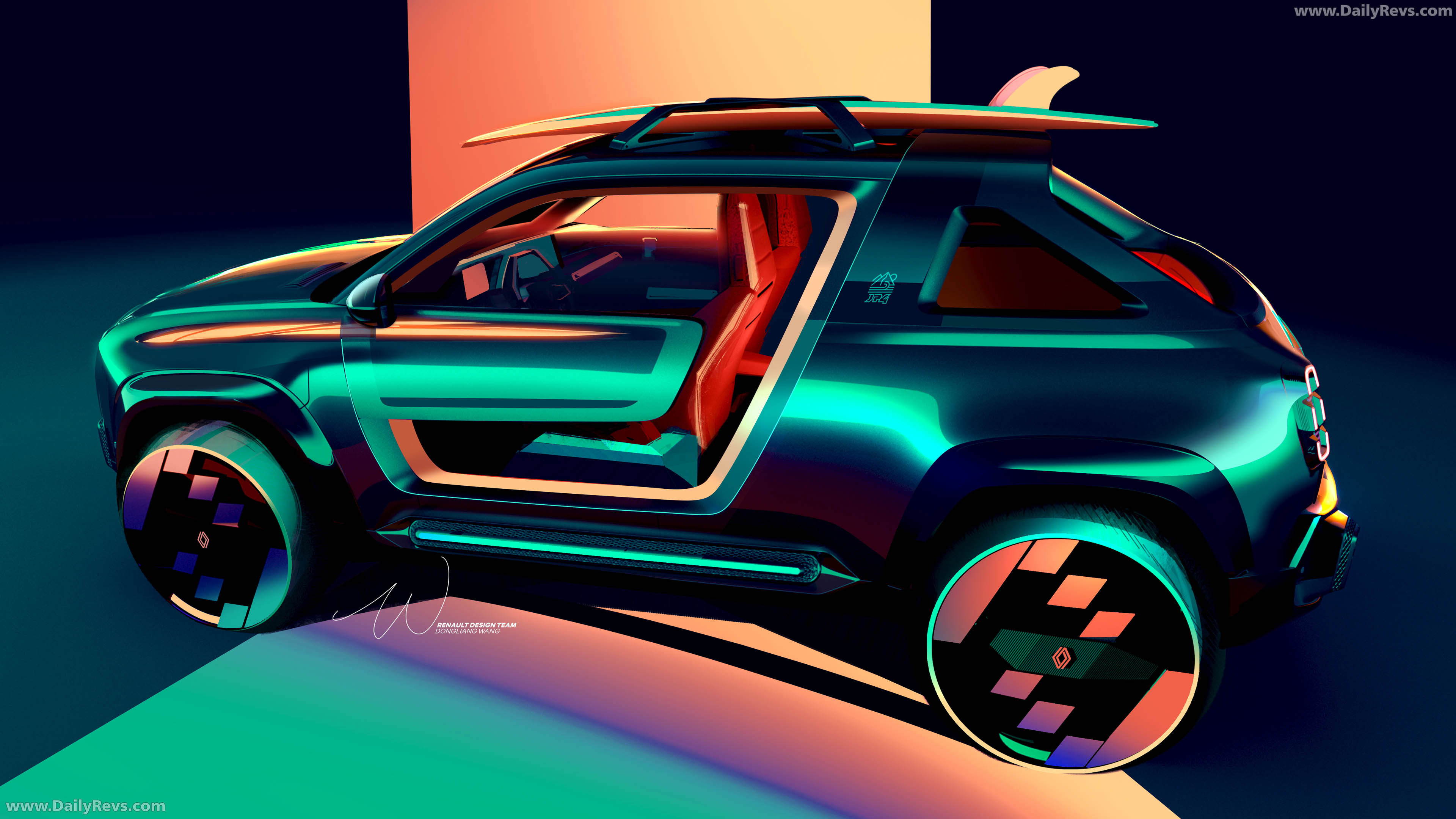 2026 Renault 4 JP4x4 Concept Sketches