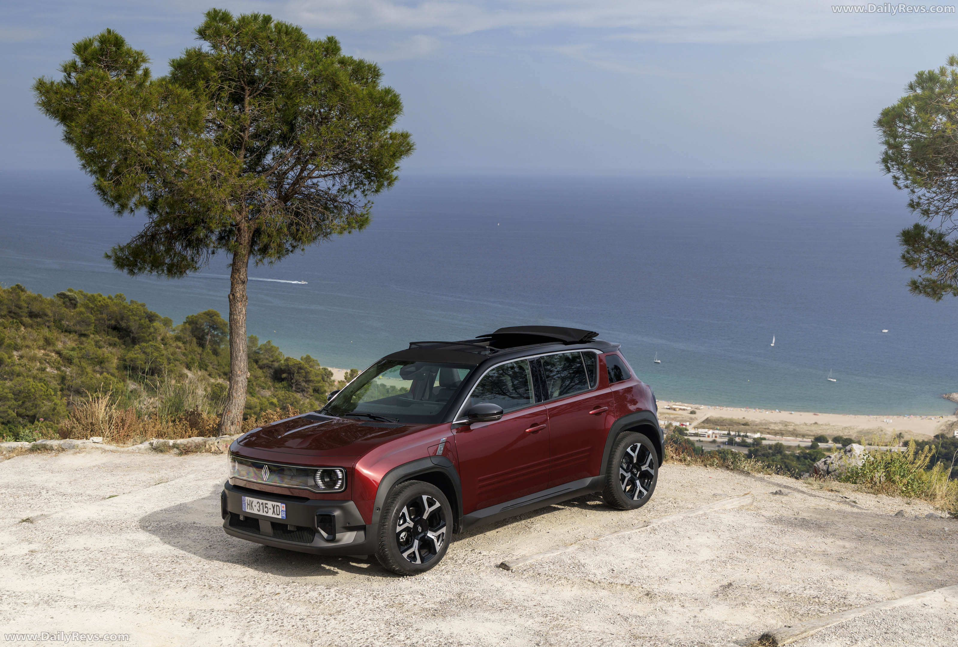 2026 Renault 4 E-Tech Plein Sud Techno Top View