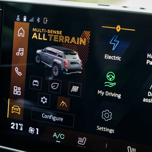 2026 Renault 4 E-Tech Plein Sud Techno Interior