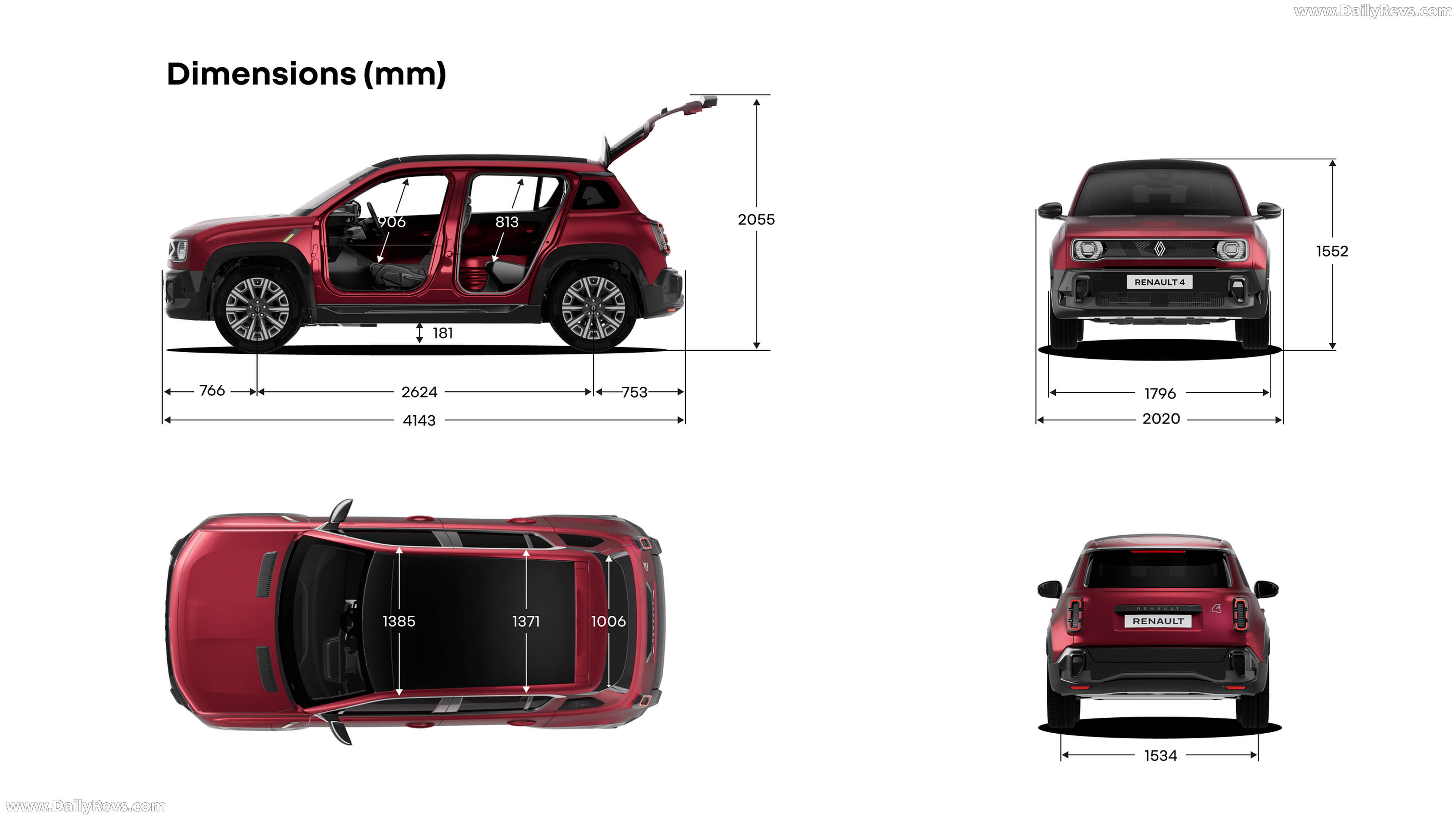 2026 Renault 4 E-Tech Plein Sud Techno Sketches