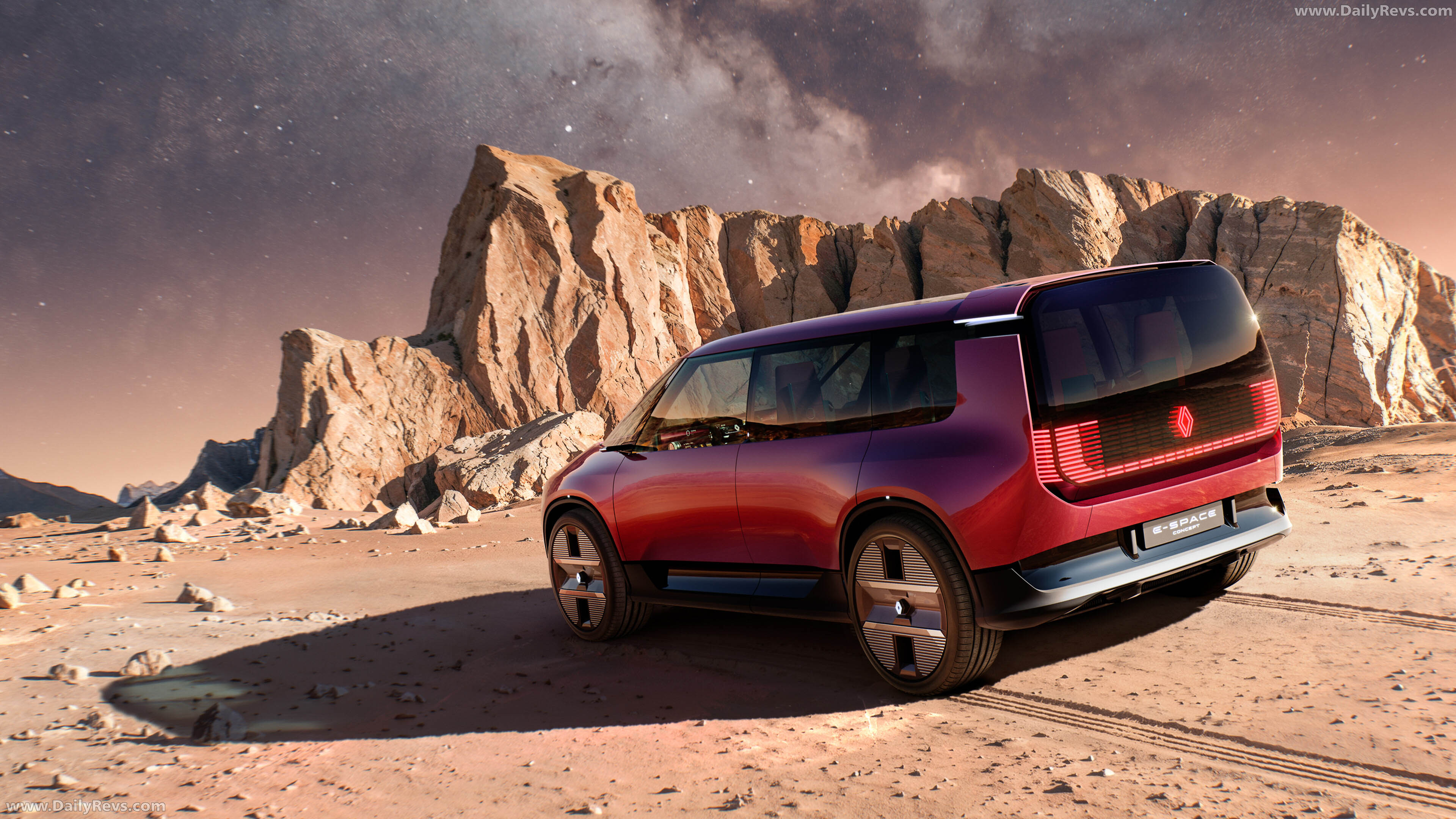 2026 Renault E-Space Concept Rear View