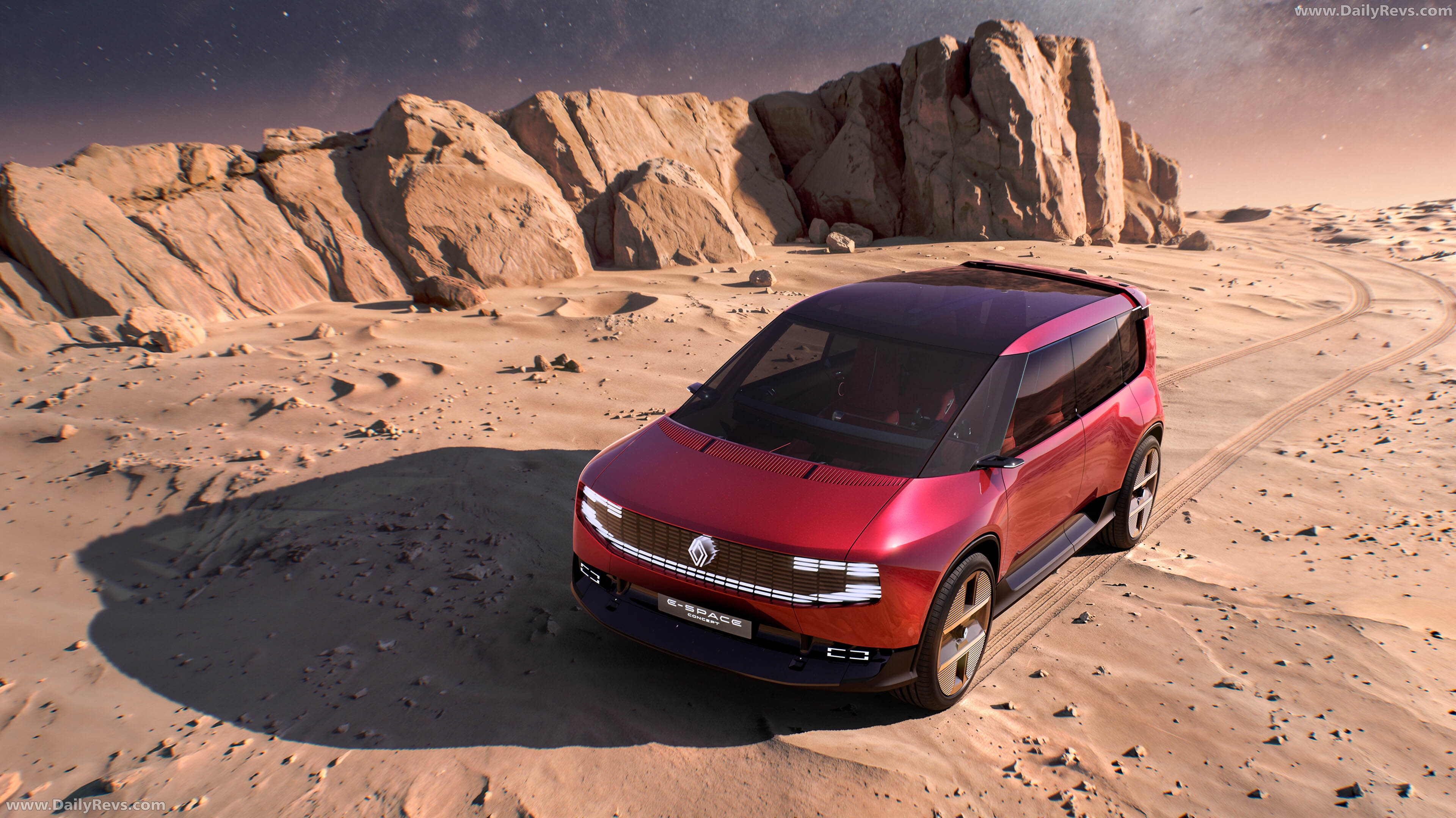 2026 Renault E-Space Concept Top View