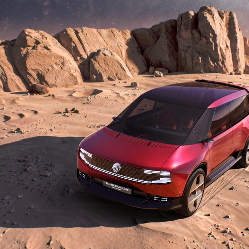 2026 Renault E-Space Concept Top View