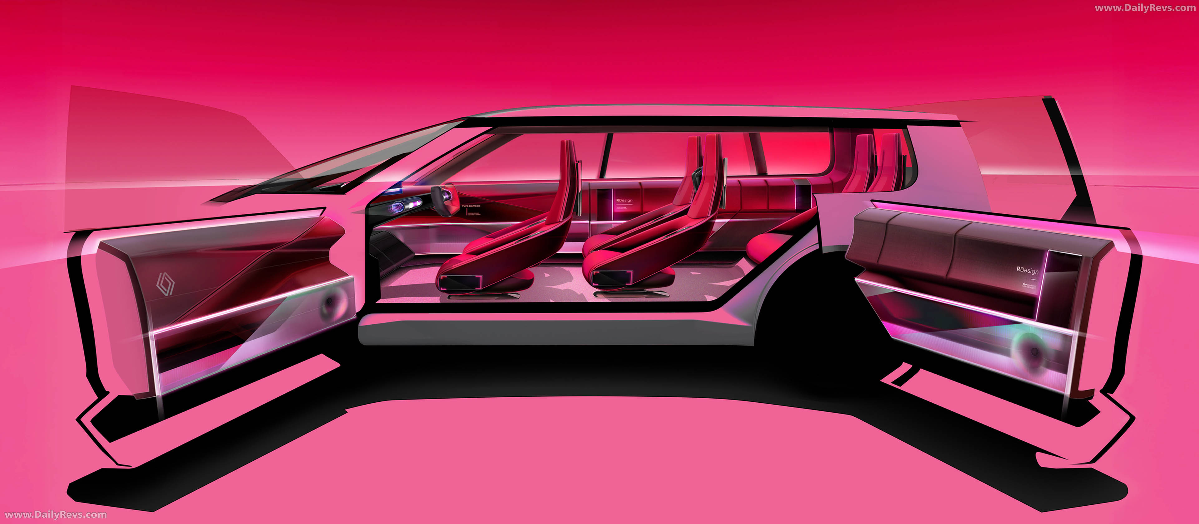 2026 Renault E-Space Concept Sketches