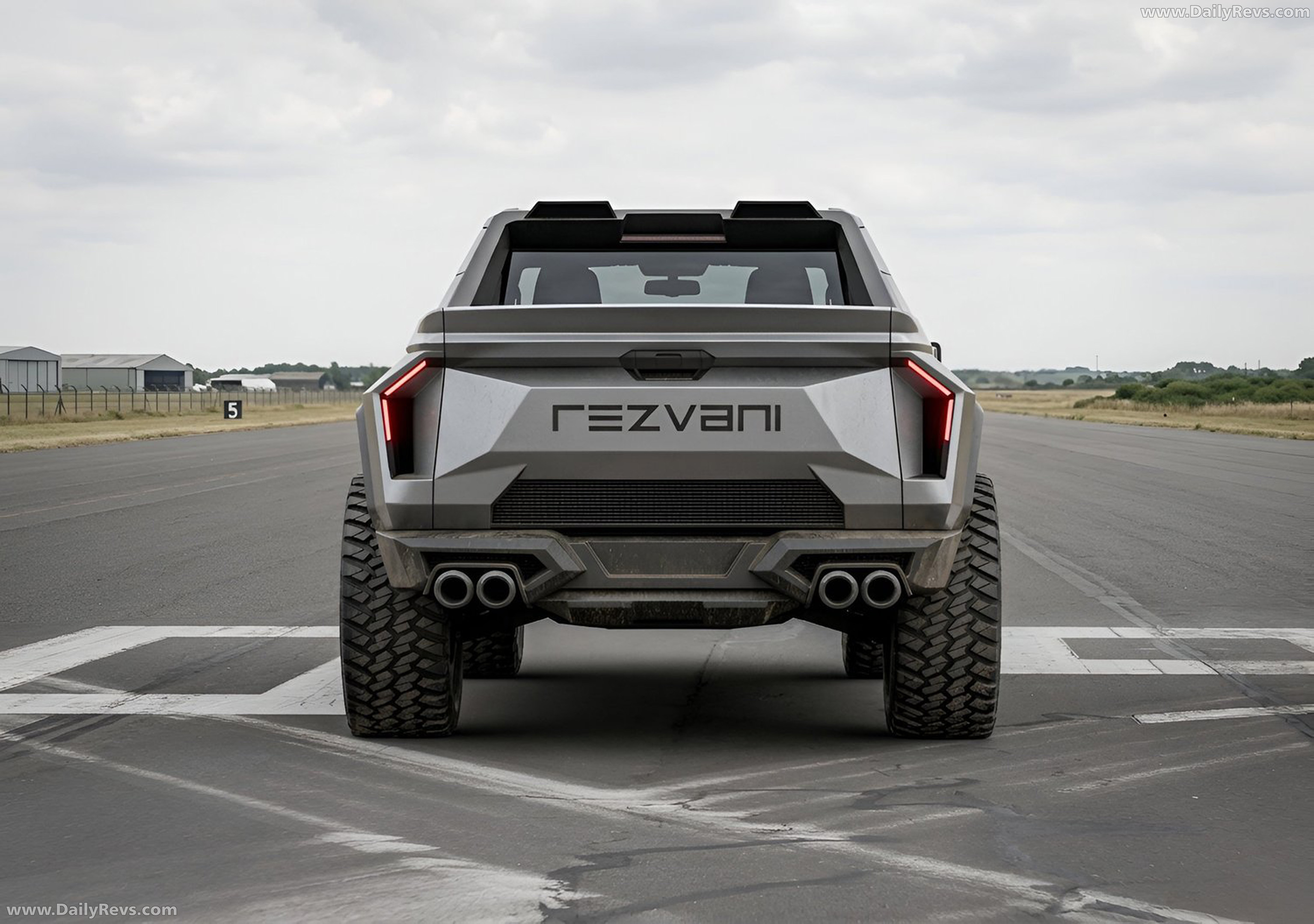 2027 Rezvani Fortress Rear View