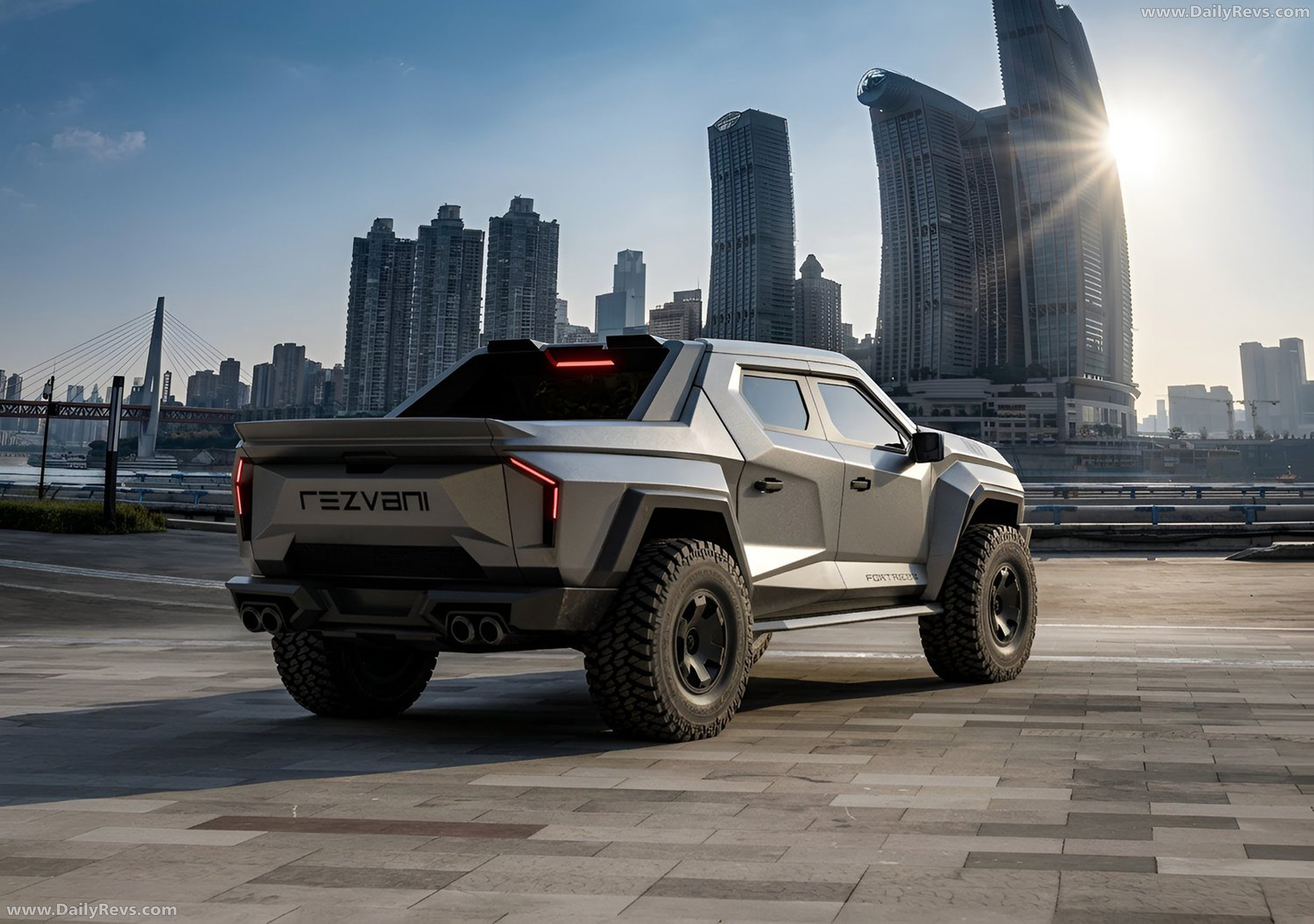 2027 Rezvani Fortress Rear View