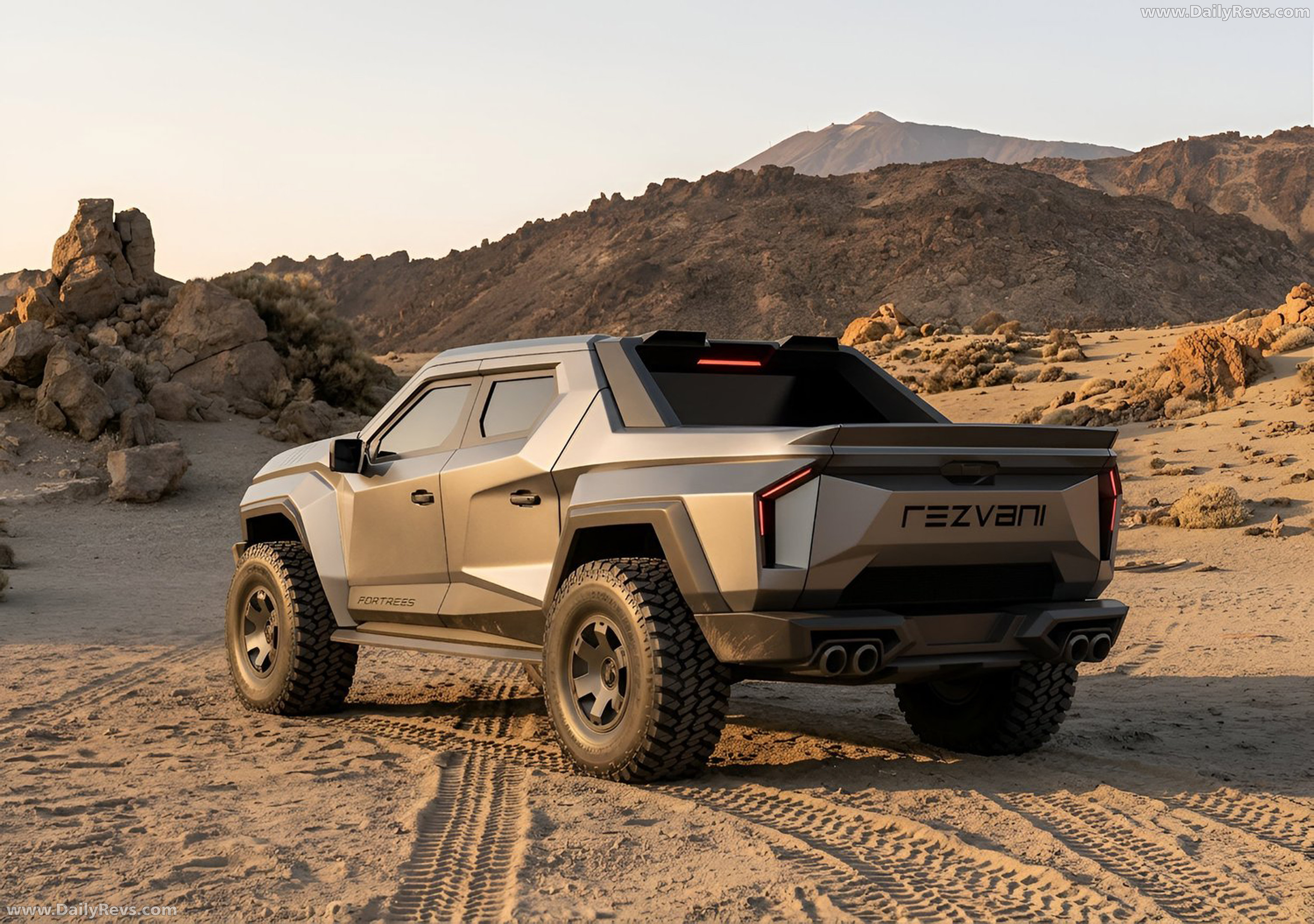 2027 Rezvani Fortress Rear View