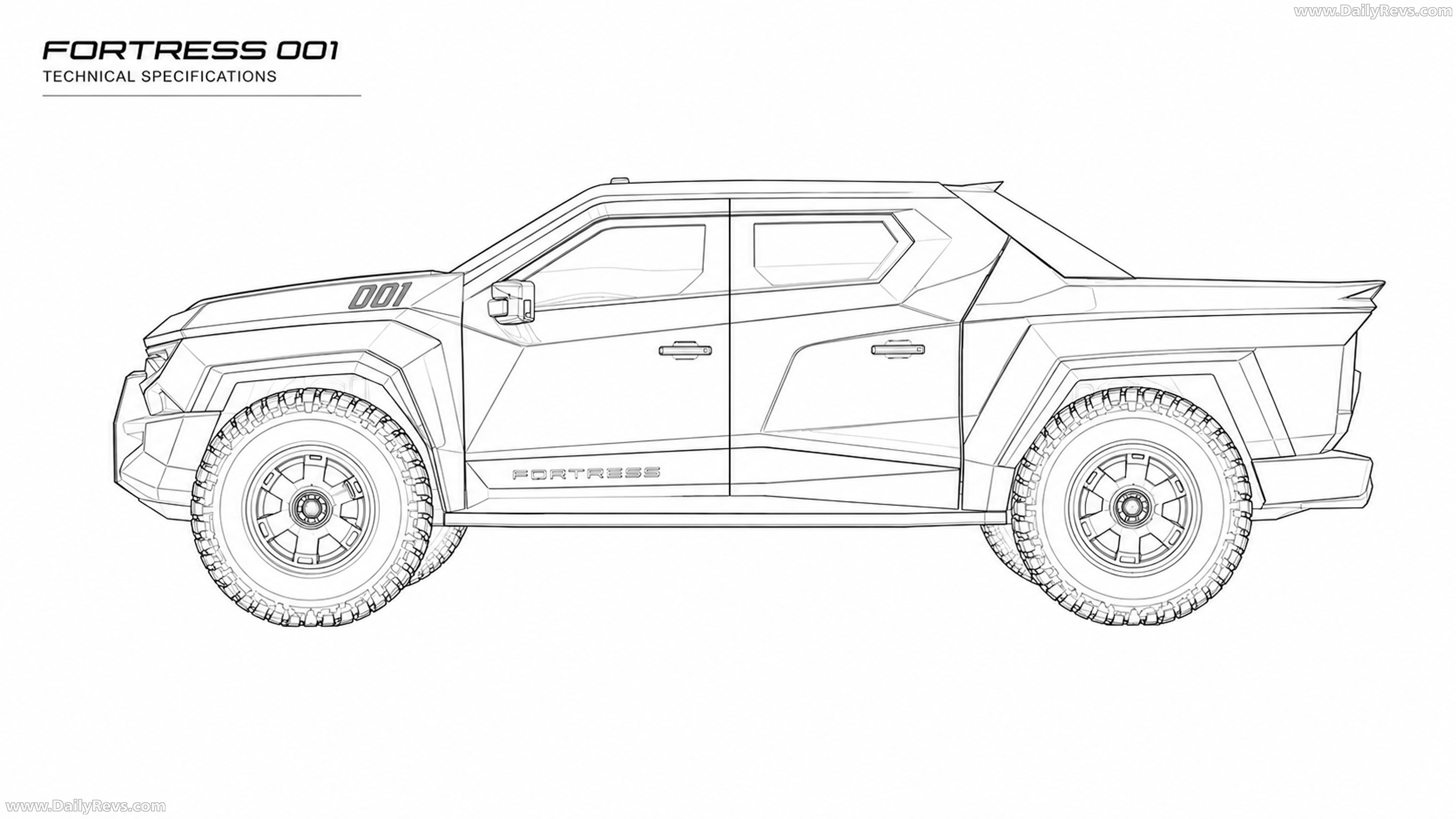 2027 Rezvani Fortress Sketches