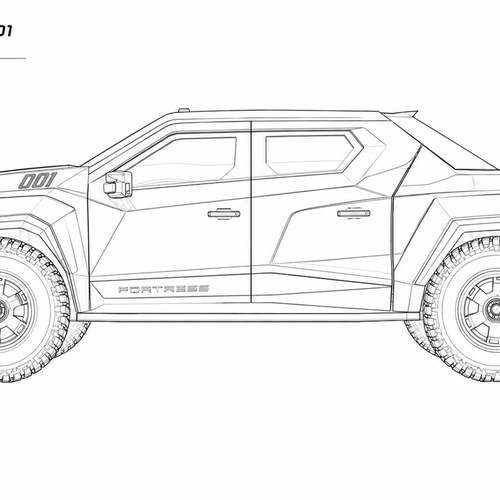 2027 Rezvani Fortress Sketches
