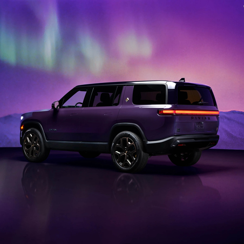 2025 Rivian R1S Borealis Rear View