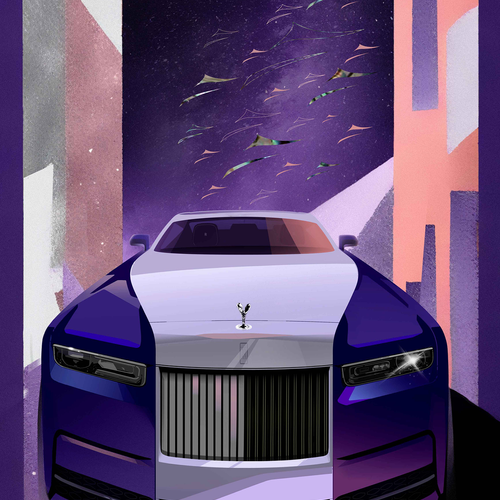 2026 Rolls-Royce Phantom Extended Chinese Mural Art Sketches