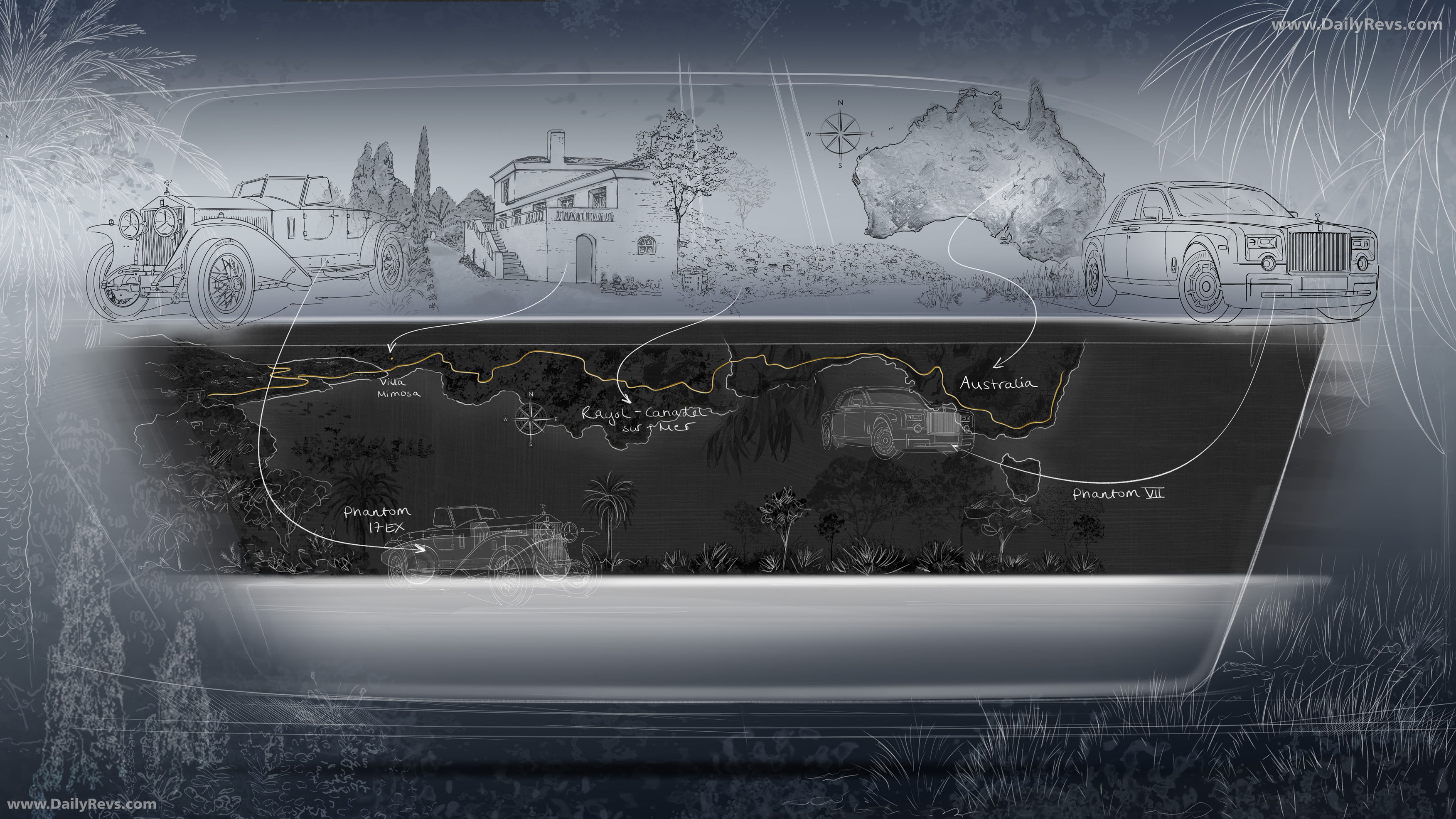2026 Rolls-Royce Phantom Centenary Sketches