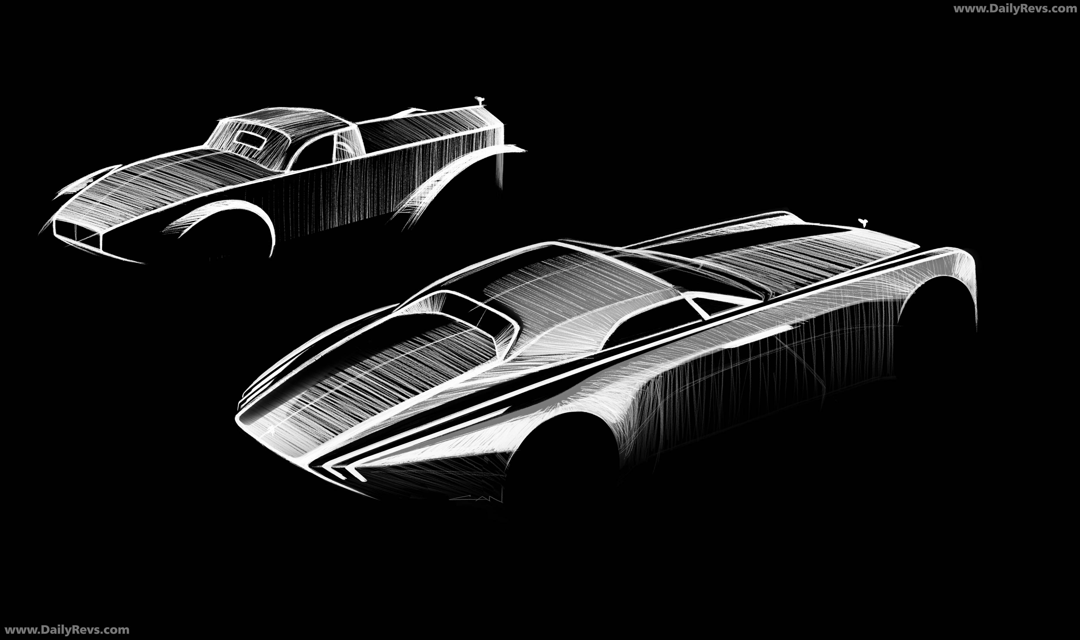 2026 Rolls-Royce Project Nightingale Concept Sketches