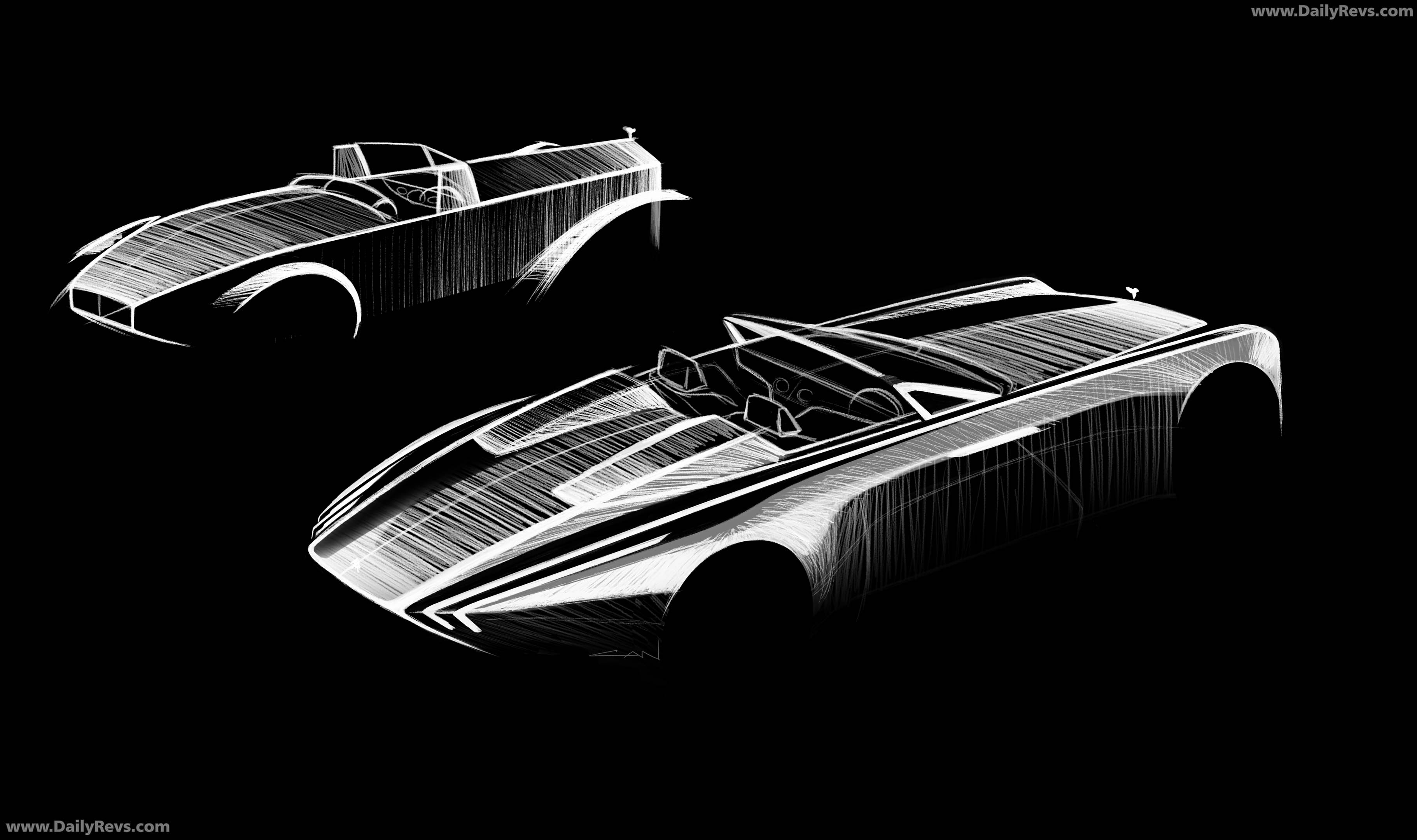 2026 Rolls-Royce Project Nightingale Concept Sketches