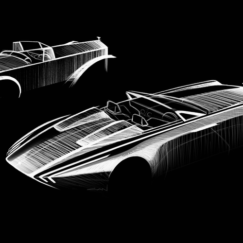 2026 Rolls-Royce Project Nightingale Concept Sketches