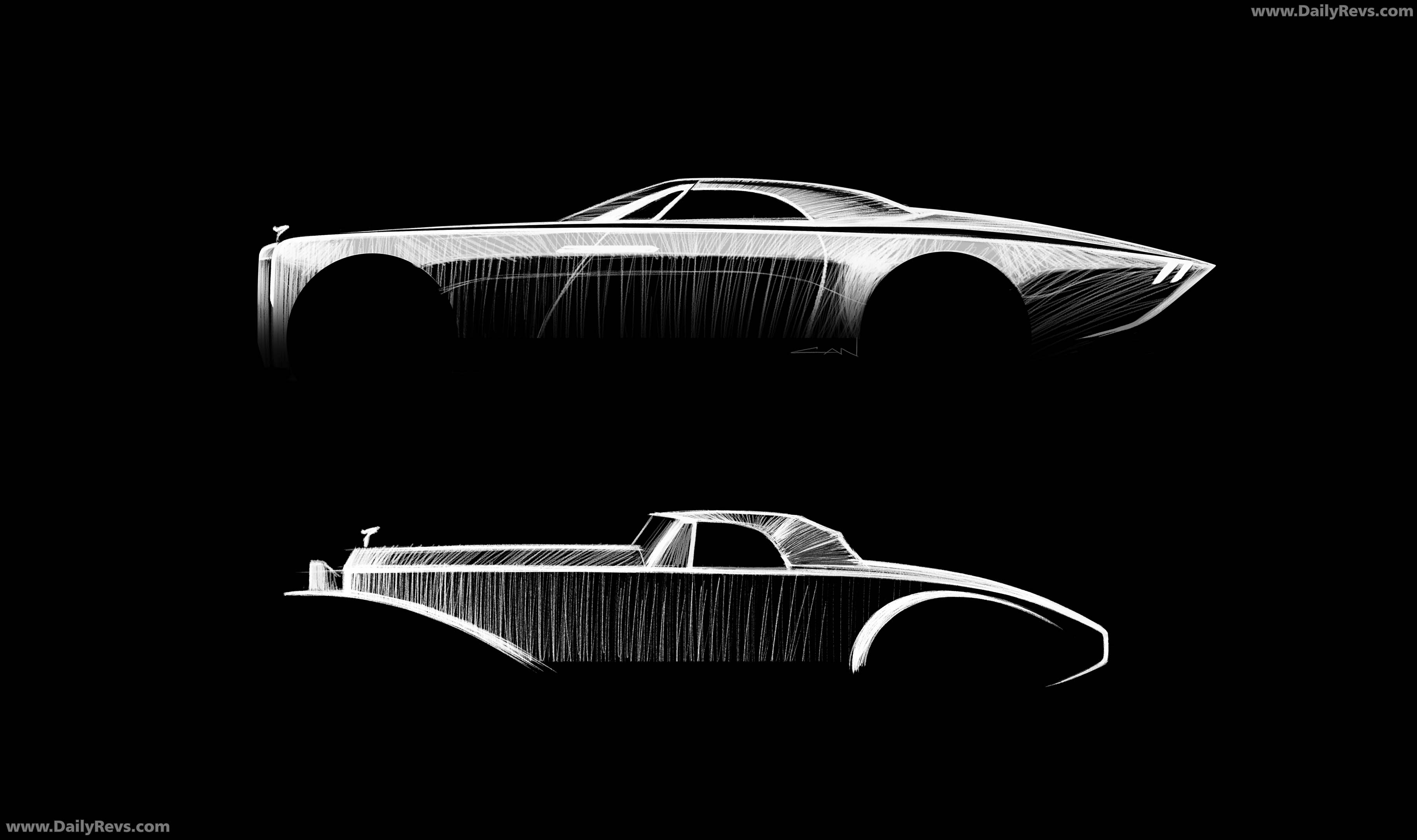 2026 Rolls-Royce Project Nightingale Concept Sketches