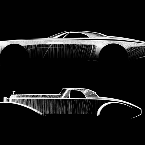 2026 Rolls-Royce Project Nightingale Concept Sketches