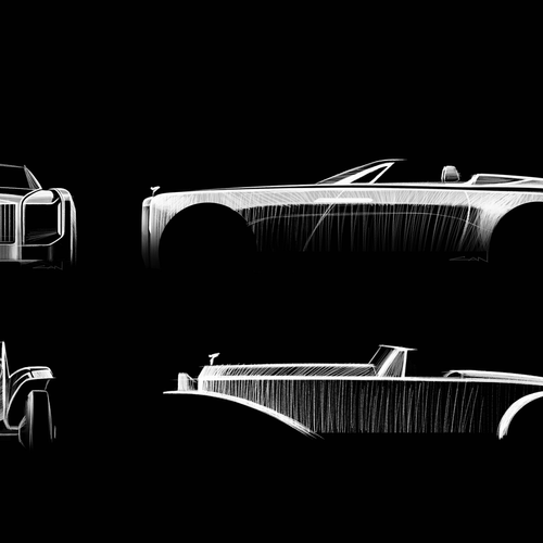 2026 Rolls-Royce Project Nightingale Concept Sketches