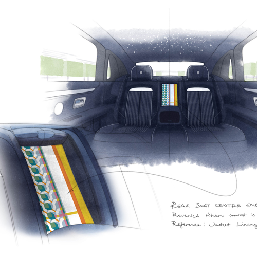 2026 Rolls-Royce Ghost Savile Row Sketches