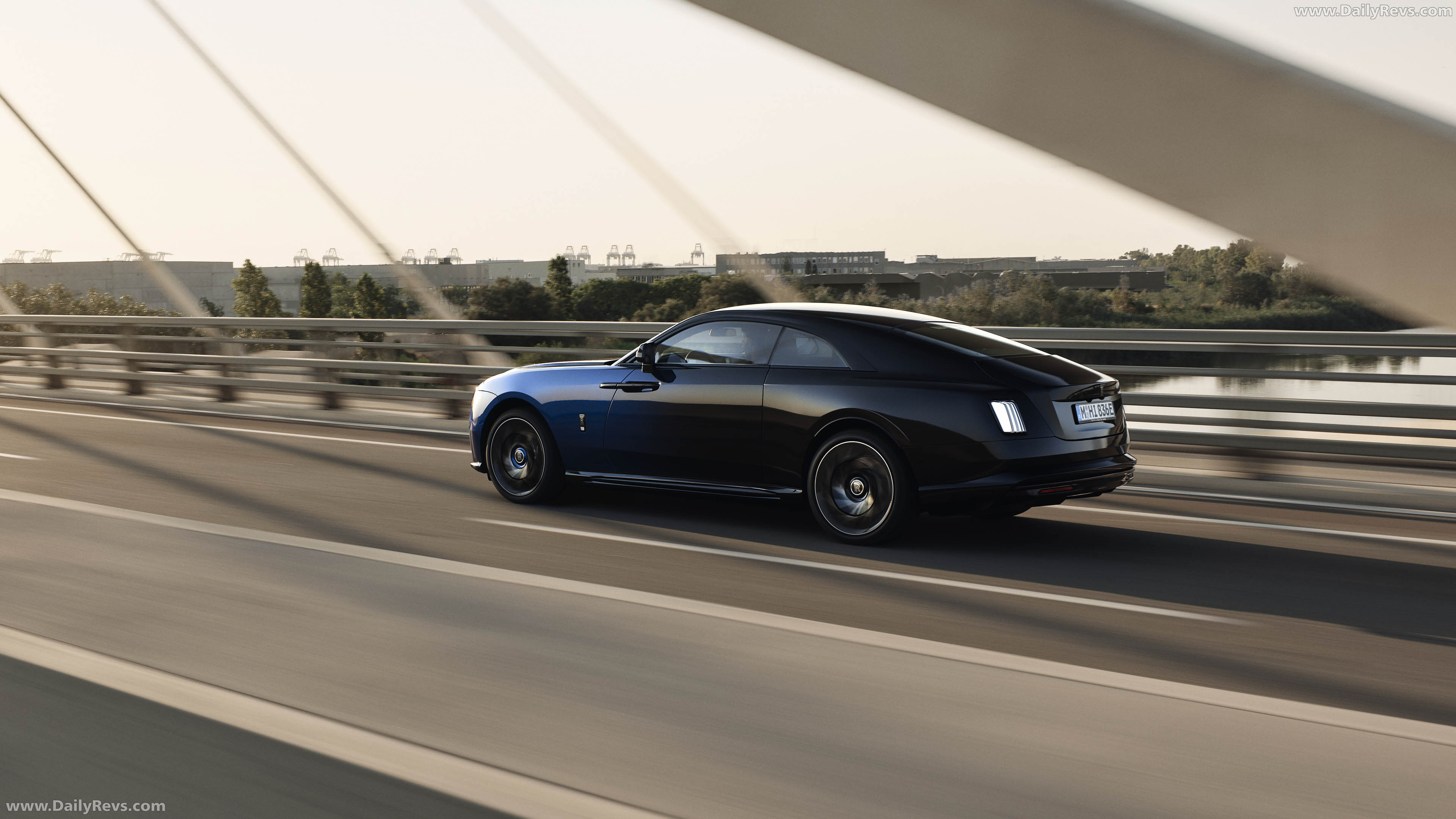 2027 Rolls-Royce Spectre Black Badge Series II Gradient Rear View