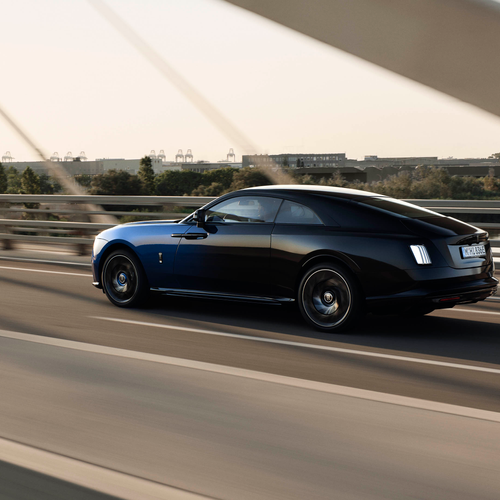 2027 Rolls-Royce Spectre Black Badge Series II Gradient Rear View