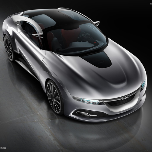 2011 Saab PhoeniX Concept Top View