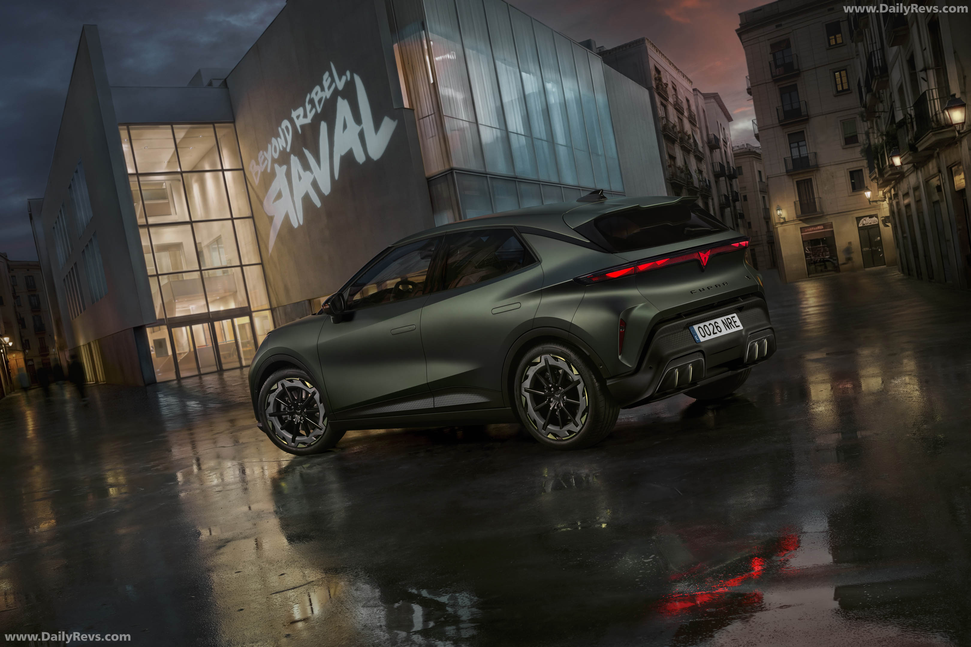 2027 Seat Cupra Raval Manganese Matt Rear View