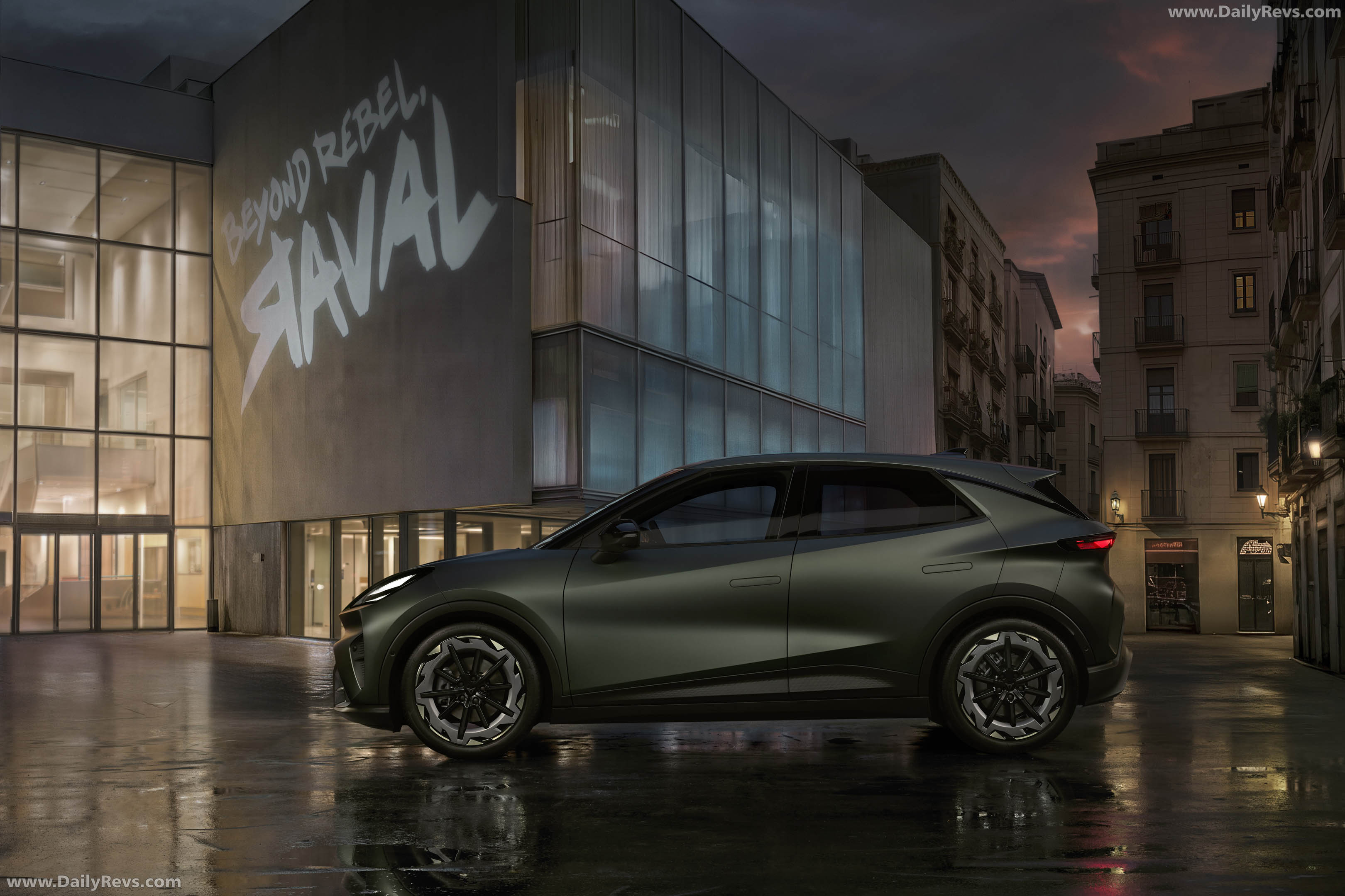 2027 Seat Cupra Raval Manganese Matt Side View