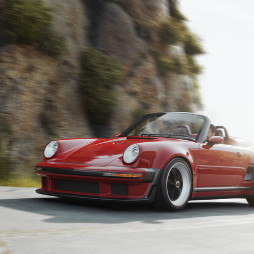2026 Singer Porsche 911 Carrera Cabriolet Front View