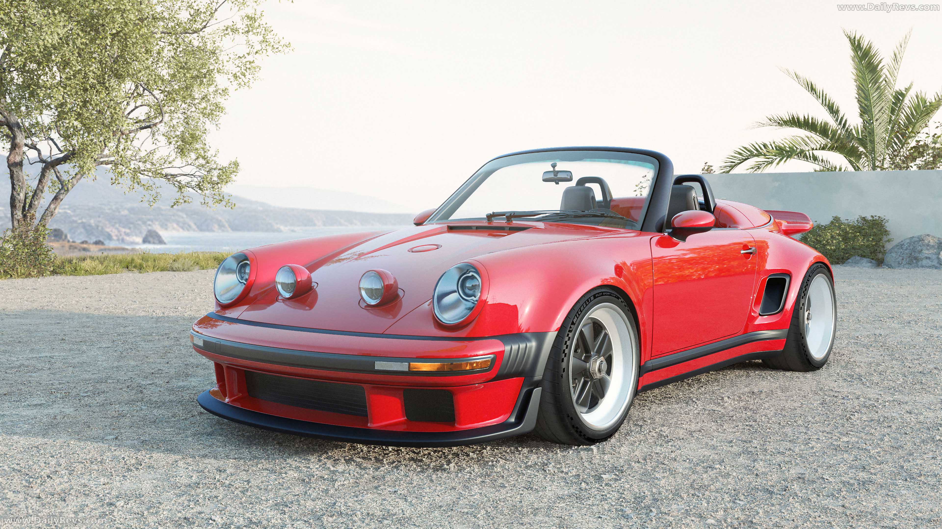 2026 Singer Porsche 911 Carrera Cabriolet Front View