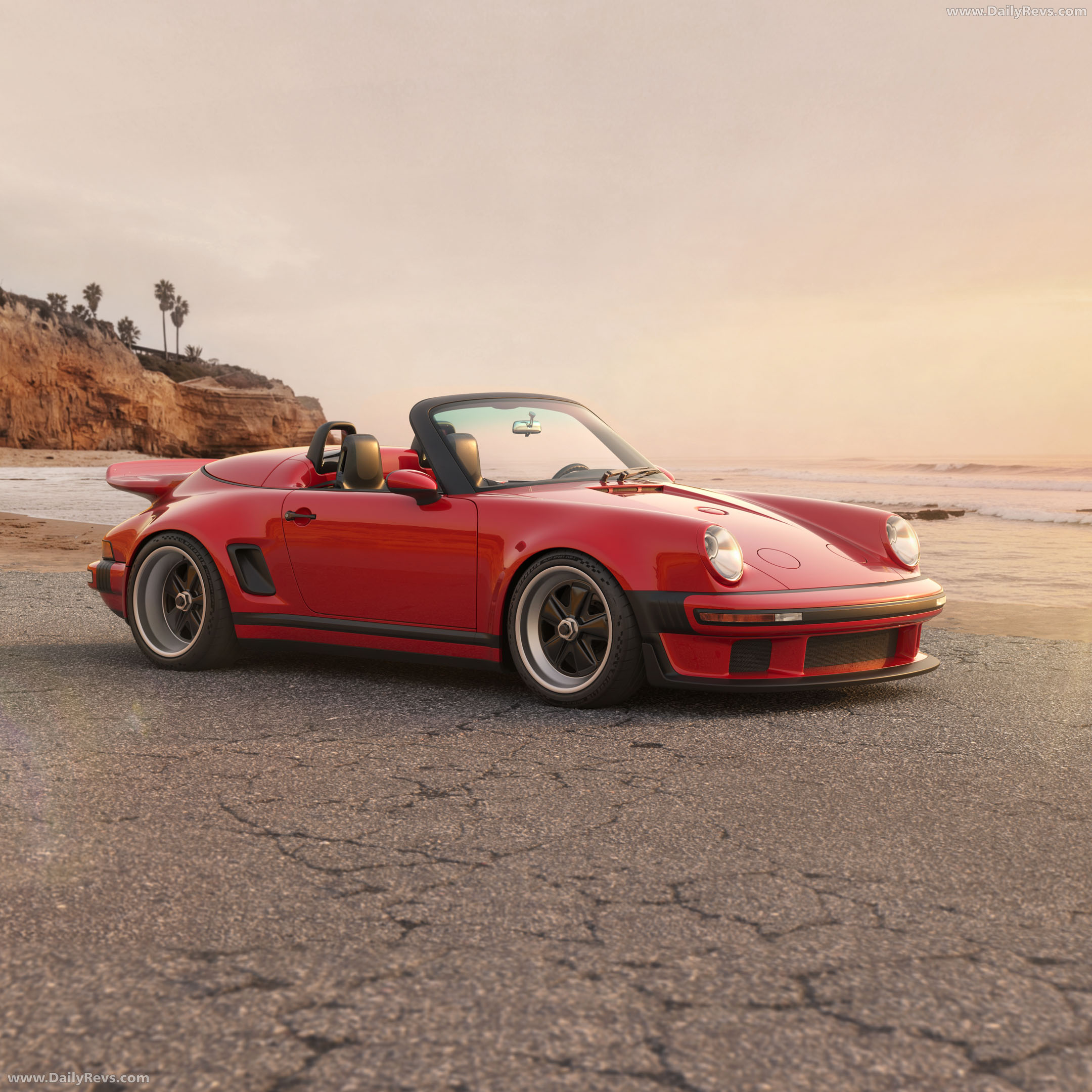 2026 Singer Porsche 911 Carrera Cabriolet Front View