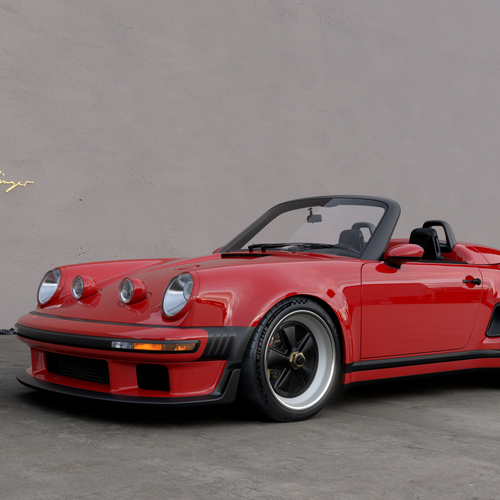 2026 Singer Porsche 911 Carrera Cabriolet Front View