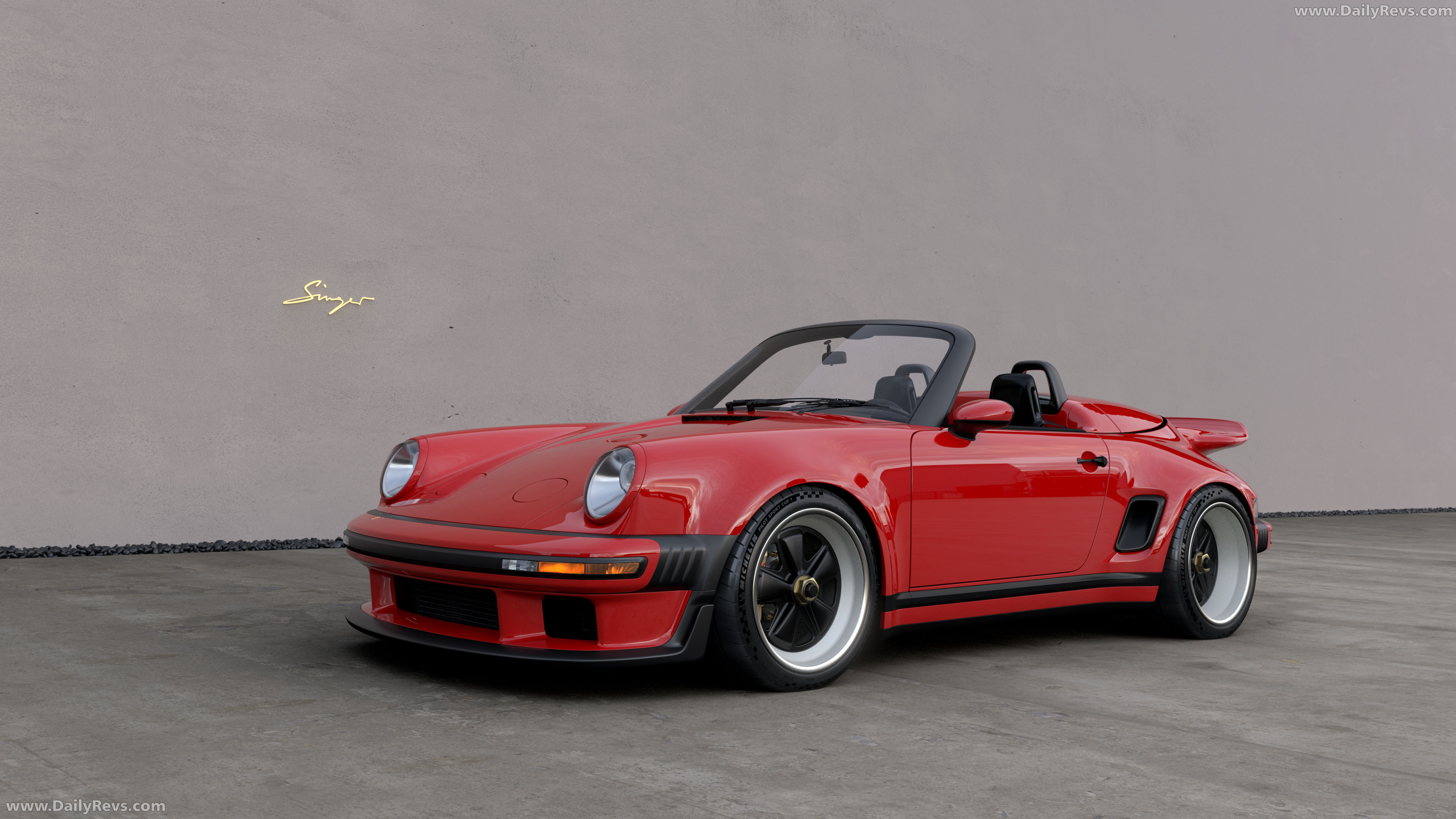 2026 Singer Porsche 911 Carrera Cabriolet Front View
