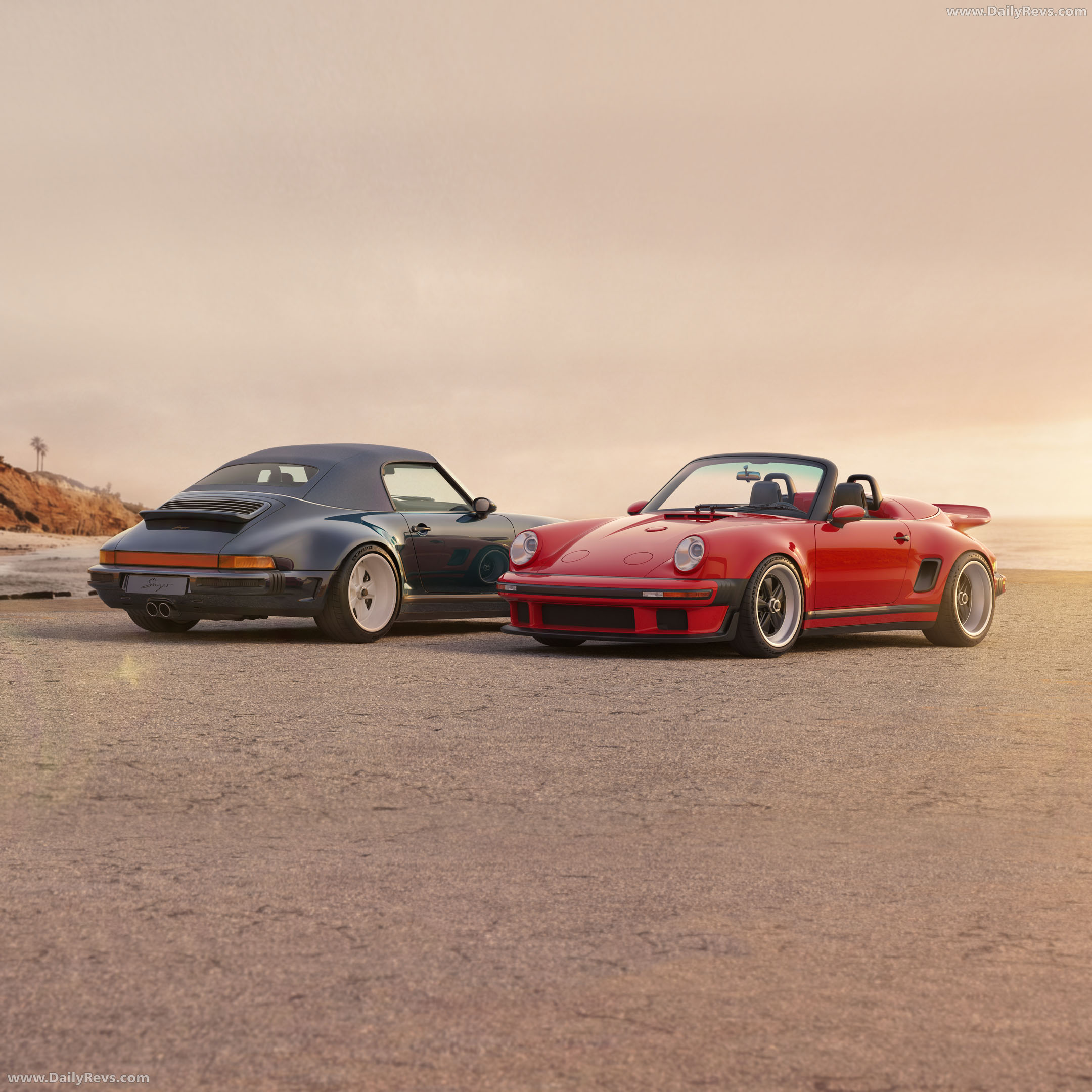 2026 Singer Porsche 911 Carrera Cabriolet Front View