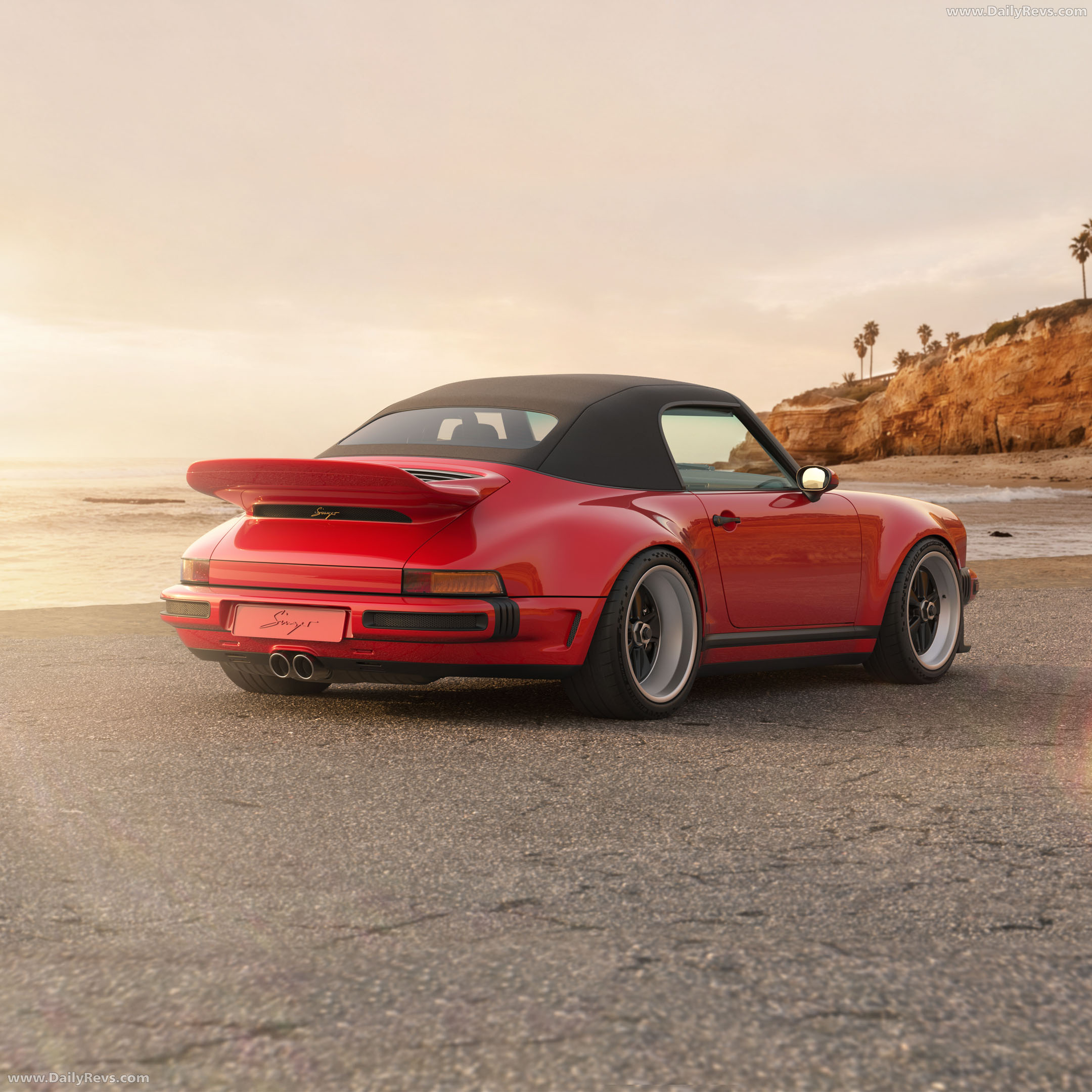 2026 Singer Porsche 911 Carrera Cabriolet Rear View