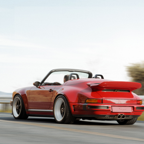 2026 Singer Porsche 911 Carrera Cabriolet Rear View