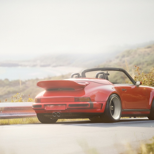 2026 Singer Porsche 911 Carrera Cabriolet Rear View
