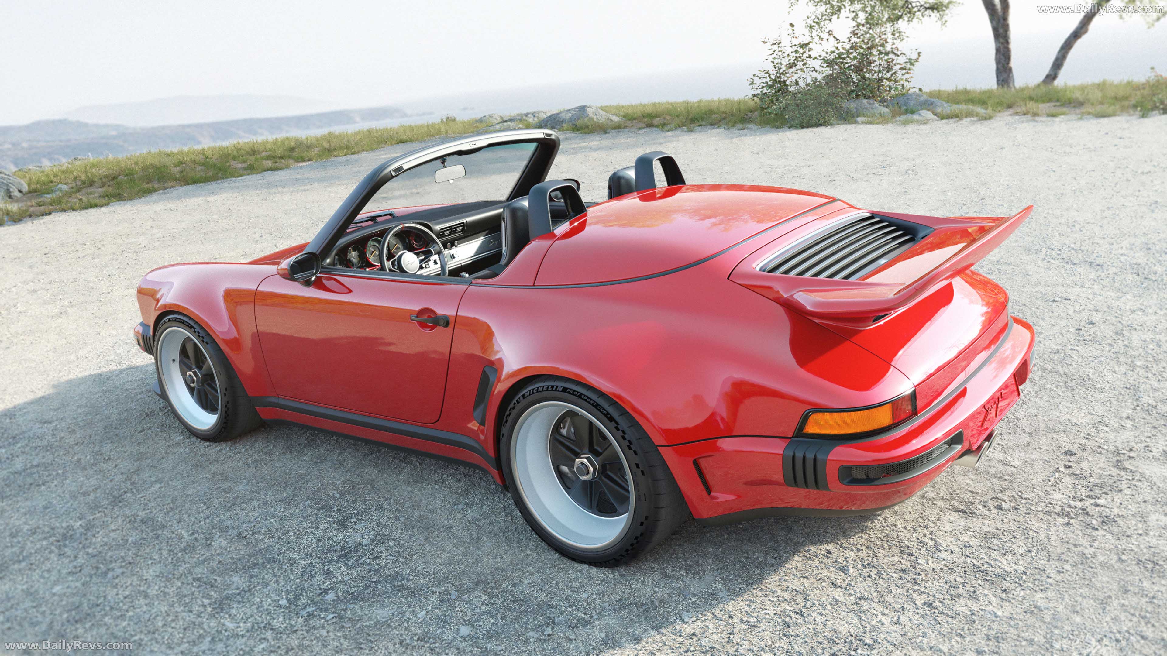 2026 Singer Porsche 911 Carrera Cabriolet Rear View