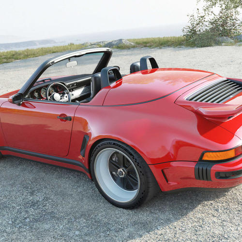 2026 Singer Porsche 911 Carrera Cabriolet Rear View